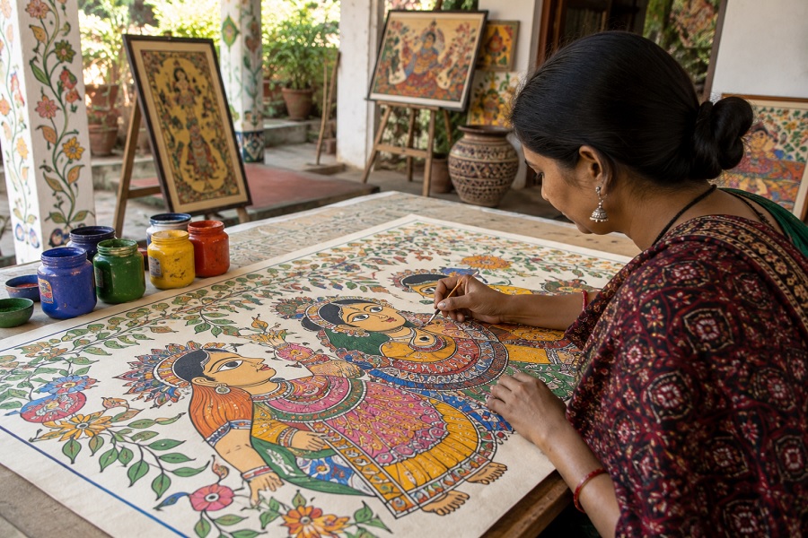 Exploring Madhubani Art Tourism: A Colorful Journey Through Mithila Culture